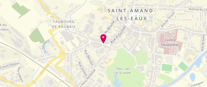 Plan de Lavanor, 76 Rue d'Orchies, 59230 Saint-Amand-les-Eaux