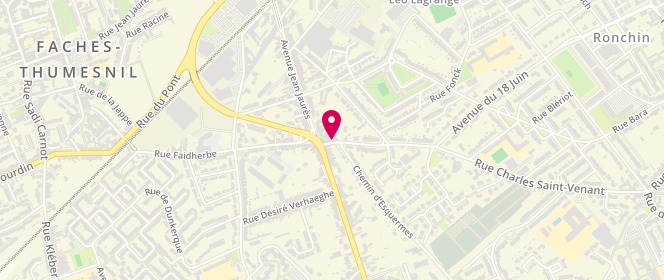 Plan de LM Laverie, 416 Rue Charles Saint-Venant, 59790 Ronchin