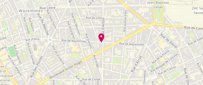 Plan de Lav'artois, Rue de Wazemmes, 59000 Lille