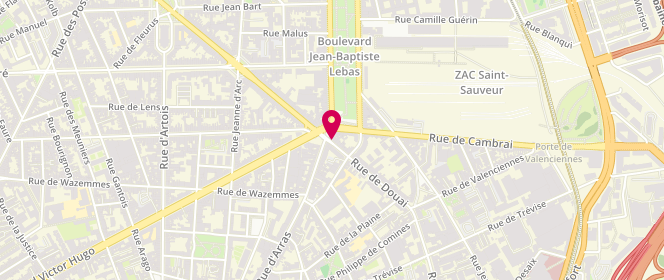 Plan de Lav Express, 3 Rue de Douai, 59000 Lille