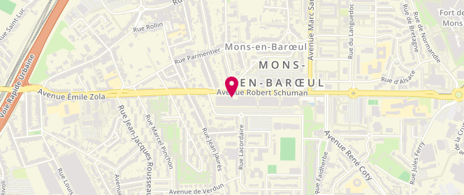 Plan de Lav&Go, 16 avenue Robert Schuman, 59370 Mons-en-Barœul