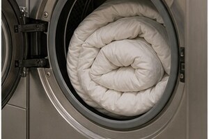 Laver une couette en laverie